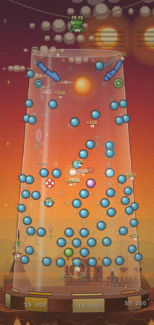 The last star has fallen: the floor of the glass has turned into golden pockets worth 10 000, 25 000 and 50 000 points